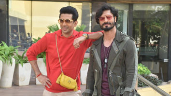 Vidyut Jammwal and Gulshan Devaiah snapped during Commando 3 promotions