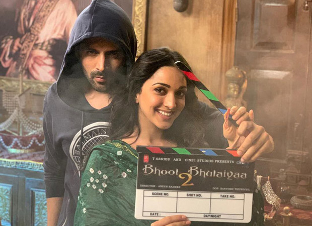 YAY! Kartik Aaryan and Kiara Advani kick-start Bhool Bhulaiyaa 2!
