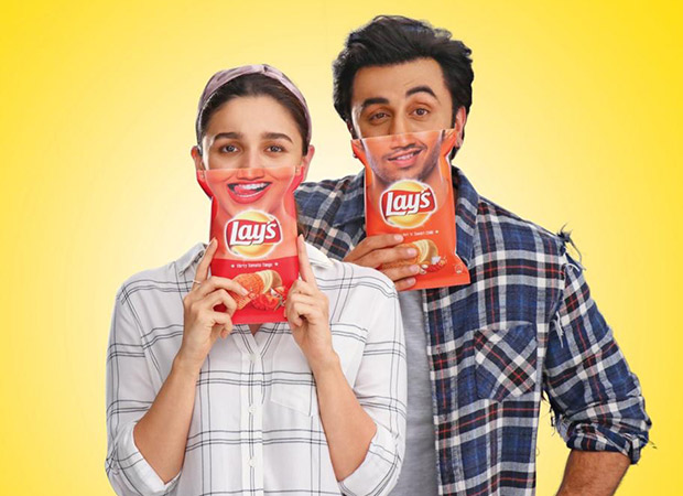 Alia Bhatt and Ranbir Kapoor ‘smile right back at you’ in this still from their upcoming TV commercial