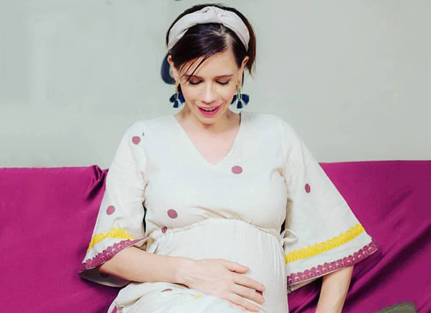 Kalki Koechli is learning to play lullabies as part of 'mummy prep', see photo