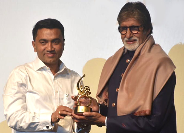 "When we sit inside a dark hall we never ask the caste, creed, colour of the person sitting next to us," says Amitabh Bachchan at the launch of IFFI 2019 
