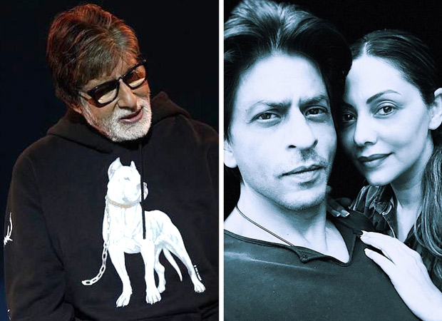Amitabh Bachchan indulges in a serious conversation with Shah Rukh Khan and Gauri Khan