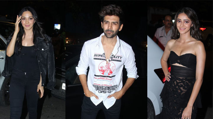 Ananya Panday, Kiara Advani, Bhumi Pednekar & others at Kartik Aaryan’s Grand Birthday Bash