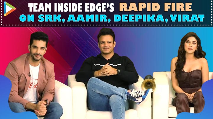 Angad, Vivek & Sapna’s ZABARDUST rapid fire on SRK, Aamir, Deepika, Shahid, Virat, Dhoni|Inside Edge Angad, Vivek & Sapna’s ZABARDUST rapid fire on SRK, Aamir, Deepika, Shahid, Virat, Dhoni|Inside Edge