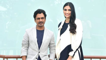 Athiya Shetty and Nawazuddin Siddiqui snapped promoting the film Motichoor Chaknachoor