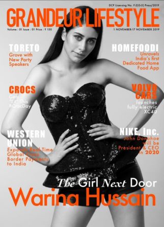 Warina Hussain On The Covers Of Grandeur Lifestyle