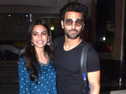 Pulkit Samrat and Kirti Kharbanda spotted at Thomas cook office