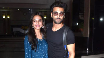 Pulkit Samrat and Kirti Kharbanda spotted at Thomas cook office
