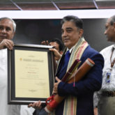 Kamal Haasan receives honourary Doctorate by CM Naveen Patnaik in Odisha