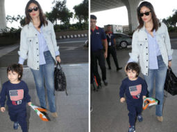 Kareena Kapoor Khan & Taimur Ali Khan spotted at airport, Mumbai