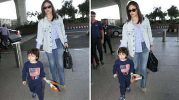 Kareena Kapoor Khan & Taimur Ali Khan spotted at airport, Mumbai