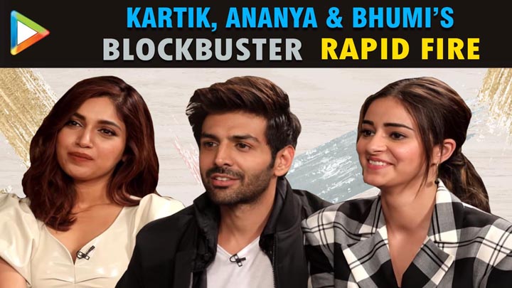 Kartik, Ananya & Bhumi’s MADDEST & CRAZIEST rapid fire ever | Pati Patni Aur Woh | Sara | Kiara | Hrithik Kartik, Ananya & Bhumi’s MADDEST & CRAZIEST rapid fire ever | Pati Patni Aur Woh | Sara | Kiara | Hrithik