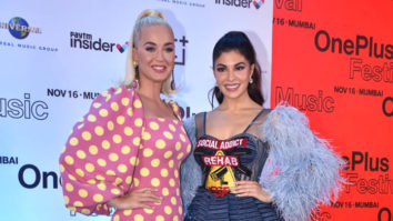 Katy Perry and Jacqueline Fernandez snapped at press conference for OnePlus Music Festival 2019