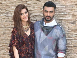 Kriti Sanon, Arjun Kapoor and Ashutosh Gowariker snapped during Panipat promotions Part 2