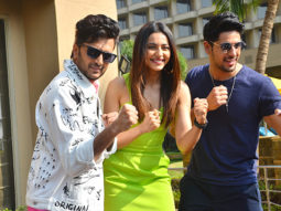 Marjaavaan star cast spotted promoting their film at Juhu