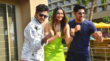 Marjaavaan star cast spotted promoting their film at Juhu