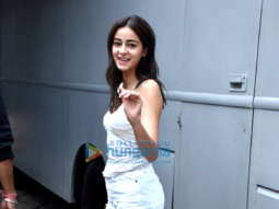 Photos: Ananya Panday and Kartik Aaryan snapped shooting Back Benchers show at FilmCity, Goregaon