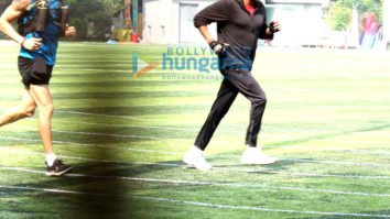 Photos: Anil Kapoor spotted at Jamnabai ground in Juhu