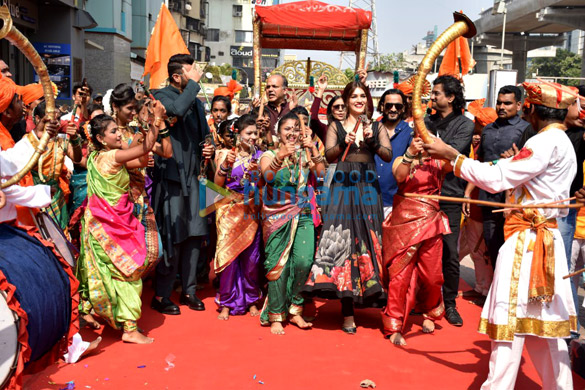 photos celebs grace the launch of mann mein shiva song from panipat 3