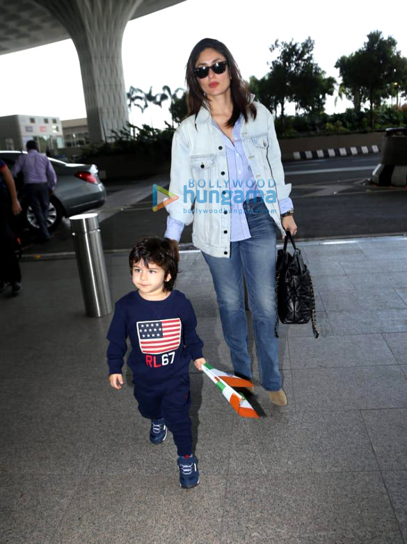 photos kareena kapoor khan and taimur ali khan snapped at the airport 2