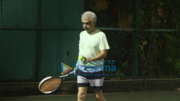 Photos: Naseeruddin Shah snapped at a Tennis court in Bandra