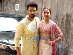 Photos: Pulkit Samrat and Kriti Kharbanda spotted at Zee office in Andheri