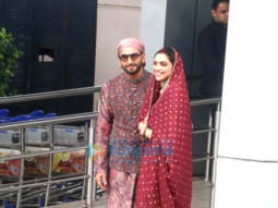 Photos: Ranveer Singh, Deepika Padukone, Shriya Saran and others snapped at the airport