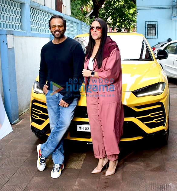 photos rohit shetty and neha dhupia snapped on sets of the show no filter neha season 4 1