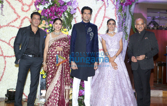 photos salman khan madhuri dixit abhishek bachchan anil kapoor and others attend sooraj barjatyas son devaansh barjatyas wedding reception 1