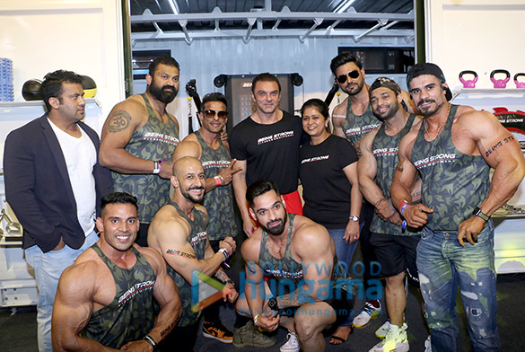 photos salman khan saiee manjrekar aayush sharma and others snapped at the launch of being strong fitness2 6