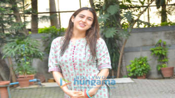 Photos: Sara Ali Khan snapped at Aanand. L. Rai’s office in Andheri