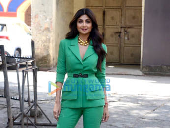 Photos: Shilpa Shetty snapped at Filmistan studio