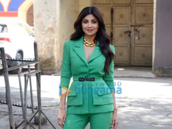 Photos: Shilpa Shetty snapped at Filmistan studio
