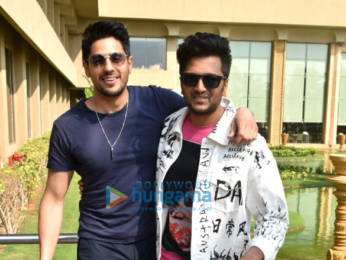 Photos: Sidharth Malhotra and Riteish Deshmukh snapped promoting their film Marjaavaan
