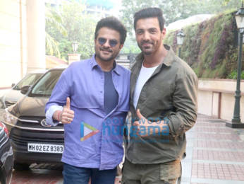 Photos: Team of Pagalpanti snapped during promotions, BKC