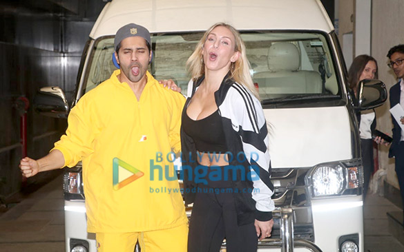 photos varun dhawan snapped at the gym with wwe super star charlotte flair 2