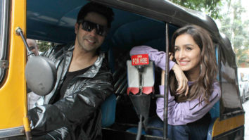 Shraddha Kapoor and Varun Dhawan snapped promoting their film Street Dancer 3D
