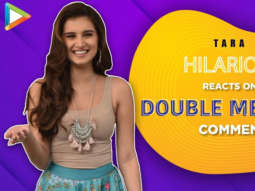 Tara Sutaria LAUGHS Madly on DOUBLE MEANING PHRASE by Media Person | Marjaavaan