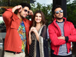 Tara Sutaria, Sidharth Malhotra & Ritiesh Deshmukh spotted promoting their film Marjaavaan
