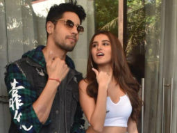 Tara Sutaria and Sidharth Malhotra promoting movie Marjaavaan