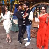 The Kapil Sharma Show - Kartik Aaryan was rewarded kisses after shooting 'Dheeme Dheeme' song with Ananya Panday and Bhumi Pednekar