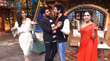 The Kapil Sharma Show: Kartik Aaryan was rewarded with kisses after shooting ‘Dheeme Dheeme’ song with Ananya Panday and Bhumi Pednekar