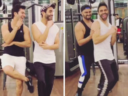 Varun Dhawan and Arjun Kapoor join Aparshakti Khurana as they take the ‘Don’t Be Shy’ challenge from Bala!