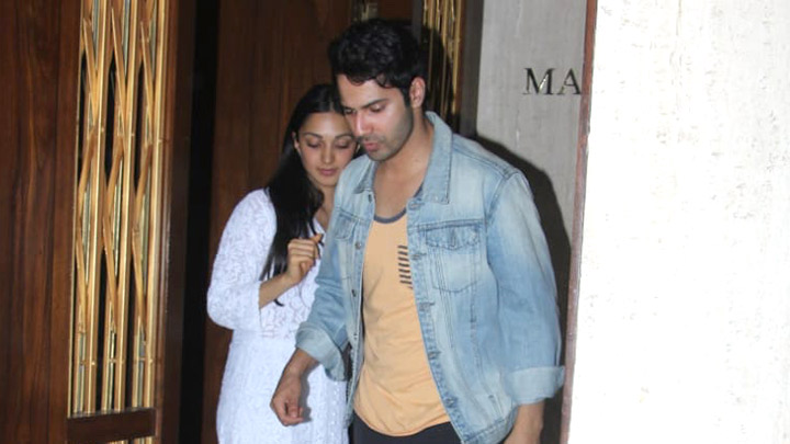 Varun Dhawan and Kiara Advani spotted at Manish Malhotra’s house in Bandra