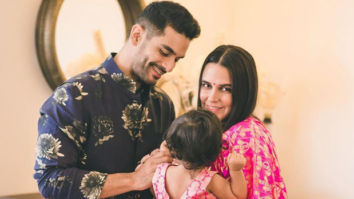 Neha Dhupia and Angad Bedi pen adorable notes for daughter Mehr on her first birthday