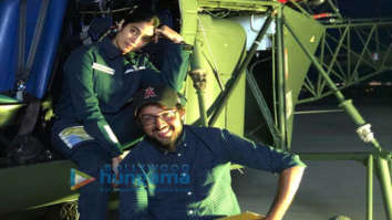 On The Sets Of The Movie Gunjan Saxena - The Kargil Girl