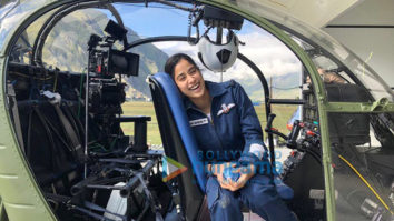 On The Sets Of The Movie Gunjan Saxena - The Kargil Girl