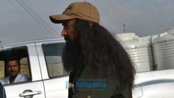 on the sets of the movie Laal Singh Chaddha