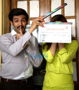 On The Sets Of The Movie Pati Patni Aur Woh