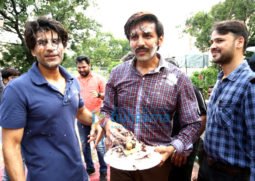 On The Sets Of The Movie Pati Patni Aur Woh